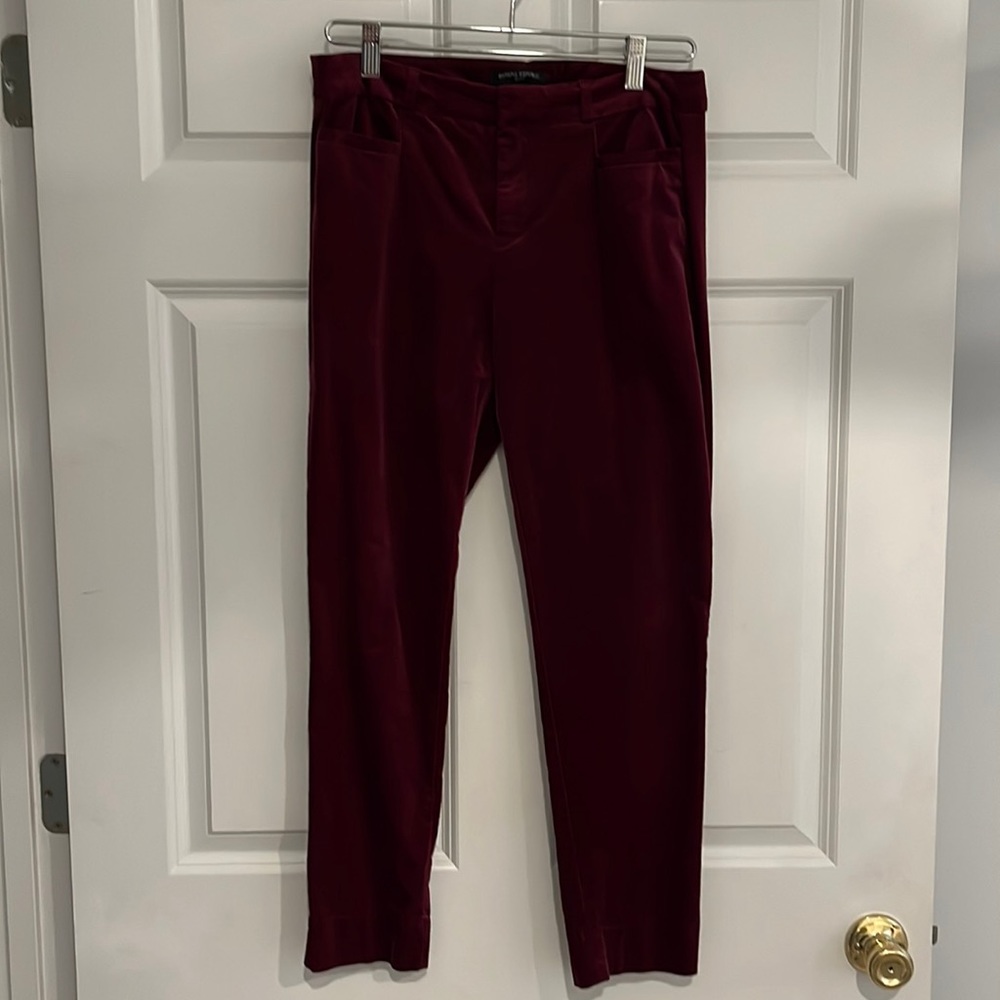 Banana Republic | Velvet Sloan Pants | Cabernet